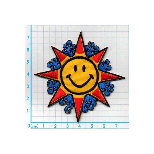 送料63円 スマイル太陽マークm アイロンワッペン 刺繍 アップリケ ニコちゃんマーク お天気 Buyee Buyee 日本の通販商品 オークションの代理入札 代理購入