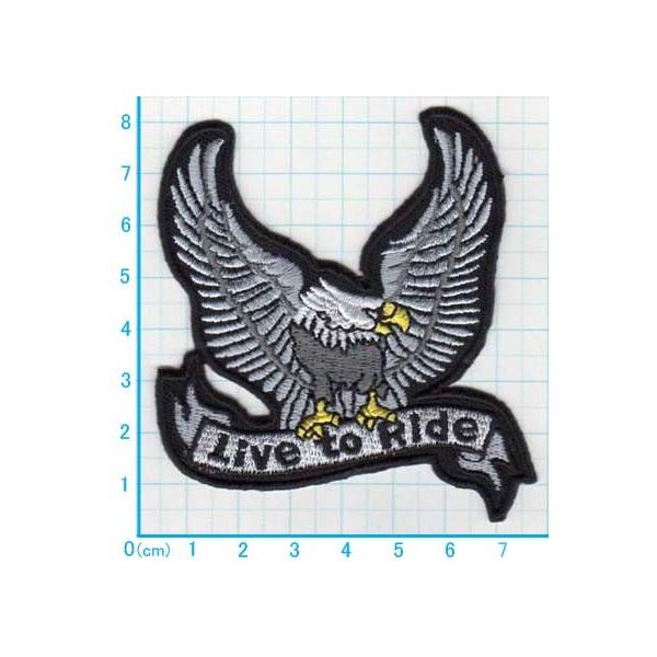 FACETASM ワッペン / イーグル刺繍 イーグル ワッペン 刺繍 エンブレム アメリカン・バイカー