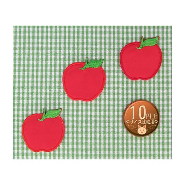 ピンクハウス　りんご　アップル　スカーフ　ワッペン　綿　チェック　ネル素材　刺繍 ピンクハウスりんごアップルスカーフワッペン綿チェックネル素材刺繍