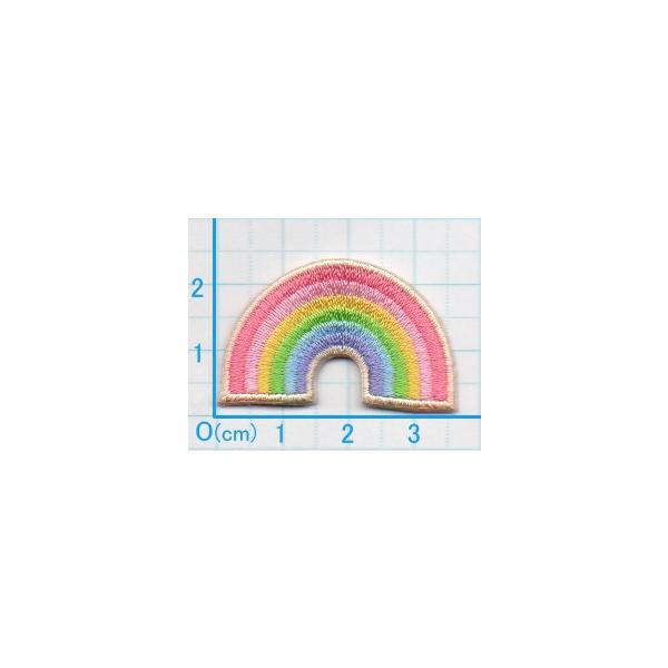送料63円 レインボーs パステルカラー 2枚セット アイロンワッペン 刺繍 アップリケ 虹 メルヘン 天気 ピンク 小さいワッペン Buyee Buyee Japanese Proxy Service Buy From Japan Bot Online