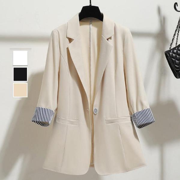 一部即日発送 サマージャケット レディース テーラードジャケット 7分袖 夏用 ショート丈 ビジネス スーツ フォーマル 無地 薄手 大きいサイズ アウター 通勤 Hx21sep28vbxxf14 しろくまstore 通販 Yahoo ショッピング