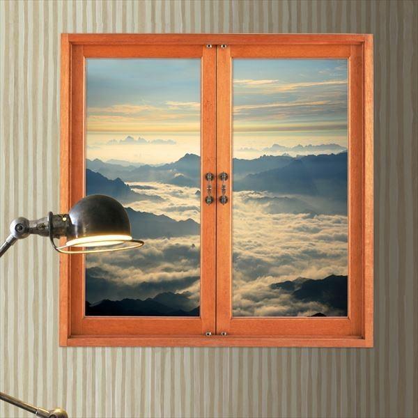 ウォールステッカー トリック アート 3d 窓外の景色8 オーダーメイド トリックアートシリーズ シール はがせる 壁紙 防水 B シルキーウォールステッカー専門店 通販 Yahoo ショッピング