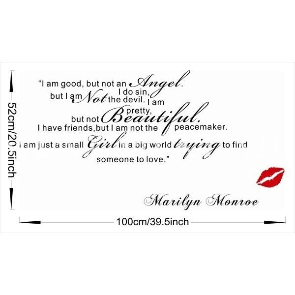 マリリン モンローの名言3 黒 転写式ウォールステッカー はがせる壁紙 貼ってはがせる壁紙 ウオール 壁 壁紙 壁シール カッティングシート 窓 ウォー Buyee Buyee 提供一站式最全面最專業現地yahoo Japan拍賣代bid代拍代購服務 Bot Online