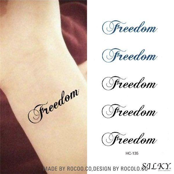 貼るtatoo Tt 2135 Freedom 防水防汗で長持ち 日本未発売デザイン タトゥーシール 小さい サイズ ワンポイント メール便配送 英語 海 タトゥシール Tt 2135 シルキーウォールステッカー専門店 通販 Yahoo ショッピング