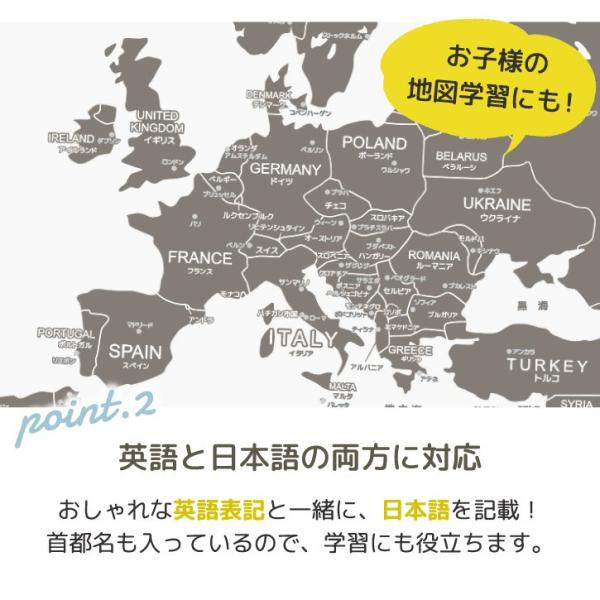 世界地図 ウォールステッカー ポスター 貼ってはがせる モノトーン 日本語 英語 グレー ブラウン ブラック 知育 国旗 デスクマットアートポスター おしゃれ Buyee Servicio De Proxy Japones Buyee Compra En Japon