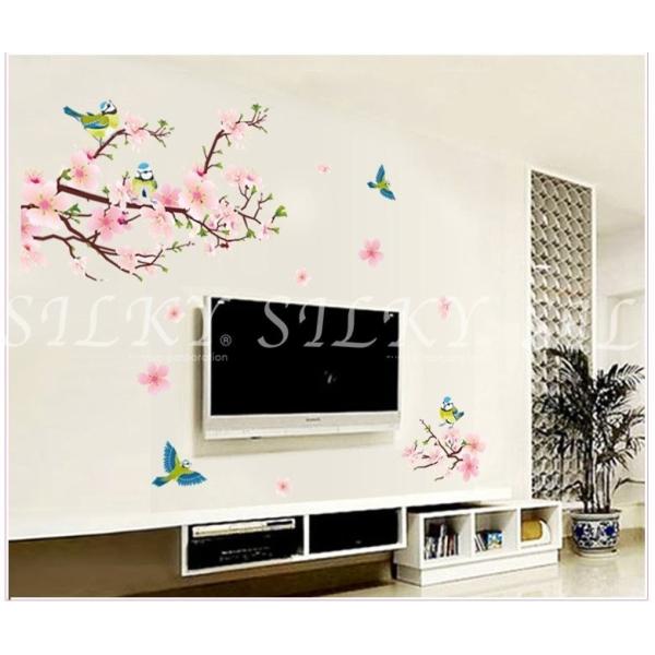 送料無料 うぐいすと桜 和柄 和風 鳥 桃の花 ウォールステッカー シール 北欧 壁紙 はがせる壁紙 キッチン お風呂 に 貼る トイレ 窓 花 ウォール ス Buyee 日本代购平台 产品购物网站大全 Buyee一站式代购 Bot Online