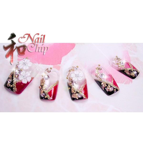ネイルチップ 和風 和柄 オーダーメイド ショート ロング 赤 黒 雅 みやび Buyee Buyee Japanese Proxy Service Buy From Japan Bot Online