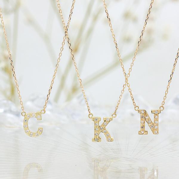 ネックレス イニシャルネックレス オーダー K18 18金 K10 10金 ダイヤモンド アルファベット 母の日 Buyee Buyee Japanese Proxy Service Buy From Japan Bot Online