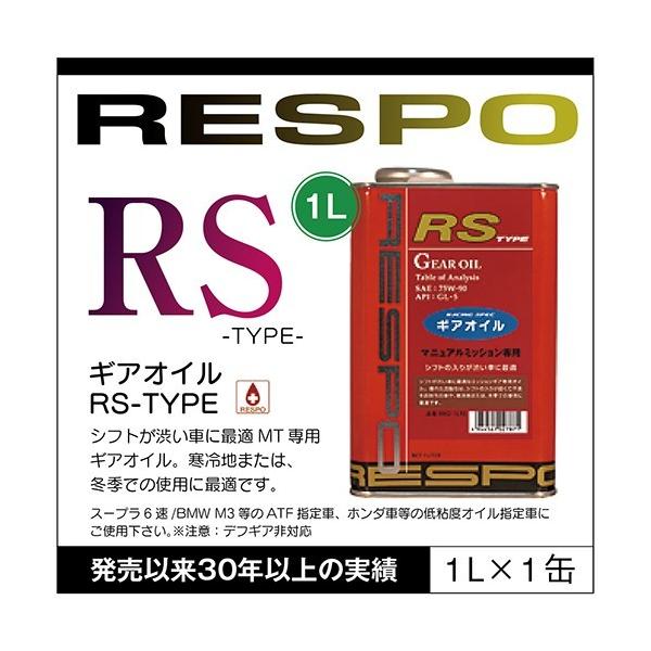 RESPO K̔X { X| MTpMAIC 1L RMD-1LRS 100%w { RESPO RS-TYPE 75W-90