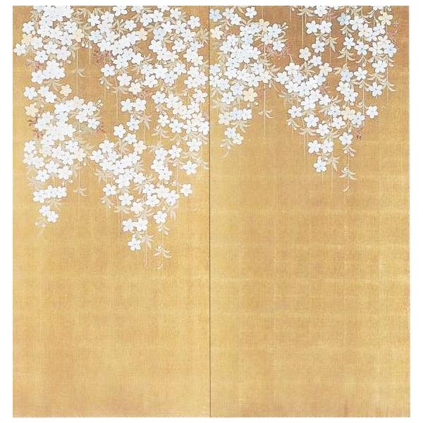 壁画風壁紙 古代金枝垂桜 ２枚１組 裏面糊なし 幅184ｃｍ 高さ185ｃｍ かべ紙 クロス 張替 Buyee Buyee 日本の通販商品 オークションの代理入札 代理購入