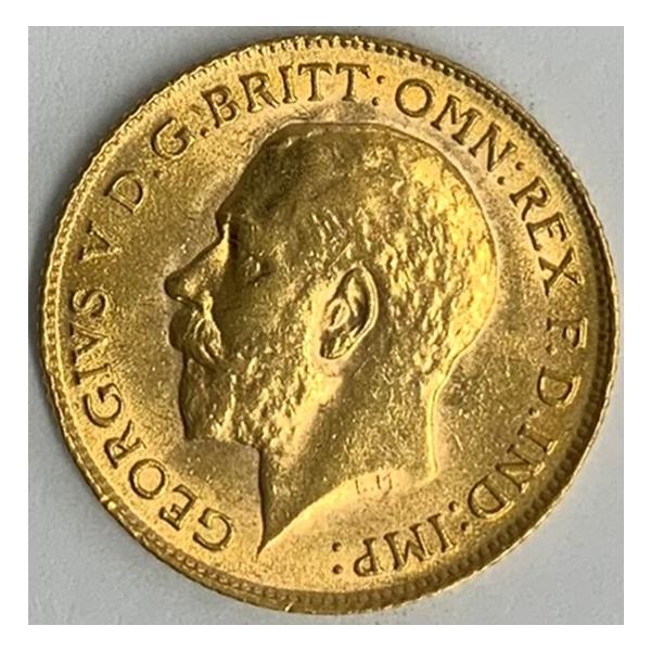 発行国 額面 発行年 重量 品位 材質 状態英国 1/2ソブリン 1914年 3.99g 0.917 金貨 極美/未