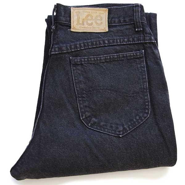 90s Lee W32 L32米国製希少カラー/フェードブラック超熟ヴィンテージ 90s Lee W32 L32米国製希少カラー/フェードブラック超熟