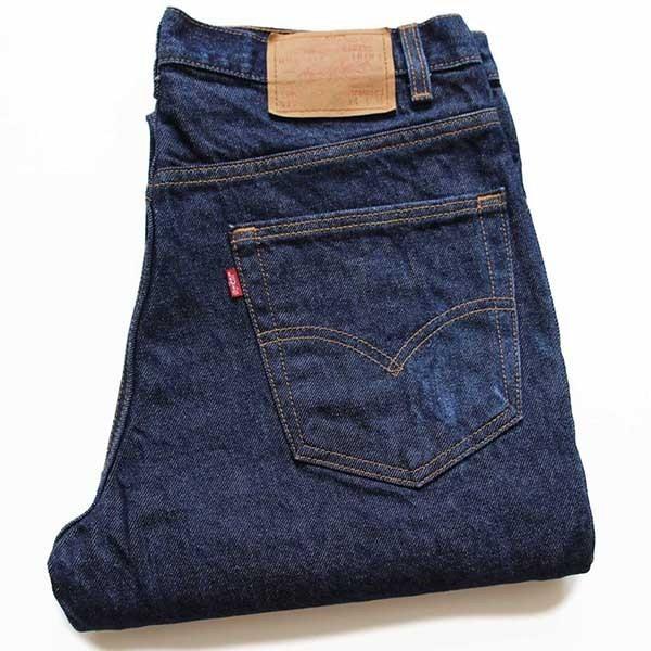 ★00s USA製 Levi'sリーバイス 517 ダメージ デニムパンツ w34 L32★05 ブーツカット オールド ジーンズ フレア 濃紺  リジッド クラッシュ