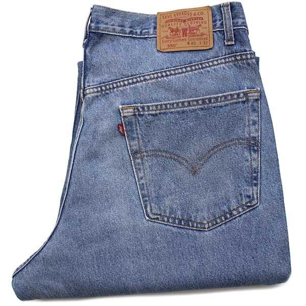 90s カナダ製 Levi'sリーバイス 550 デニムパンツ w40 L32★SDP1433 オールド ジーンズ テーパード バギー ワイド ルーズ ビッグサイズ Levi's（リーバイス） 90s カナダ製 550 デニムパンツ W40 L32