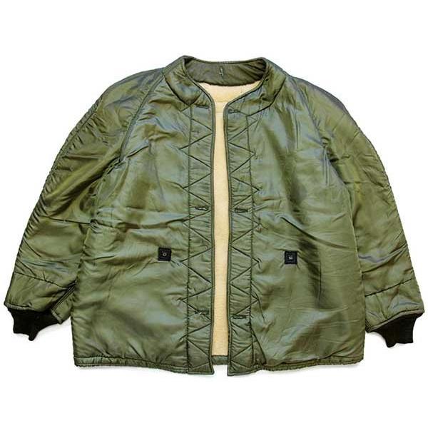 60s 米軍 USAF ウールパイル ライナージャケット オリーブ L-R 
