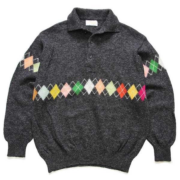 90s イタリア製 BENETTONベネトン アーガイル柄 シェットランド 90s イタリア製 BENETTONベネトン アーガイル柄 シェットランド