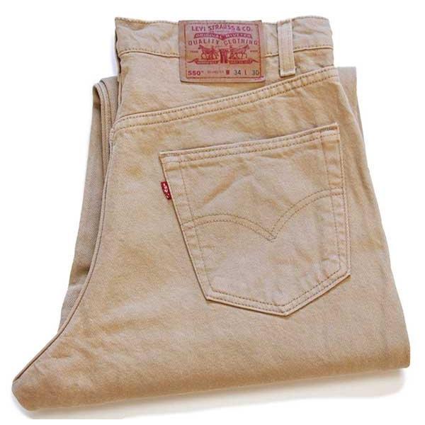 Levi's 90s USA製 Levi'sリーバイス 550 カラーデニムパンツ 後 Levi's 90s USA製 Levi'sリーバイス 550 カラーデニムパンツ 後