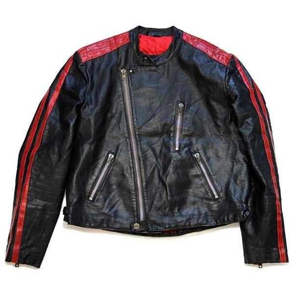 80s キルティングレザージャケットレザージャケット ビンテージレザー