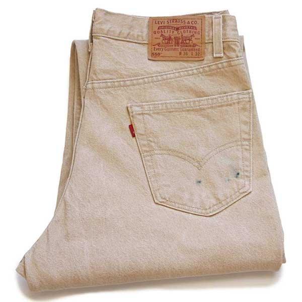 Levi's 90s USA製 Levi'sリーバイス 550 先染め カラーデニム Levi's 90s USA製 Levi'sリーバイス 550 先染め カラーデニム