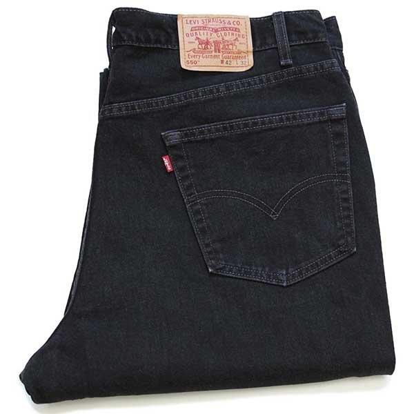 Levi's 00s USA製 Levi'sリーバイス 550 ブラック デニムパンツ Levi's 00s USA製 Levi'sリーバイス 550 ブラック デニムパンツ