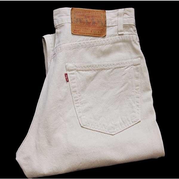 Levi's（リーバイス） 90s USA製 505 カツラギパンツ ライトベージュ