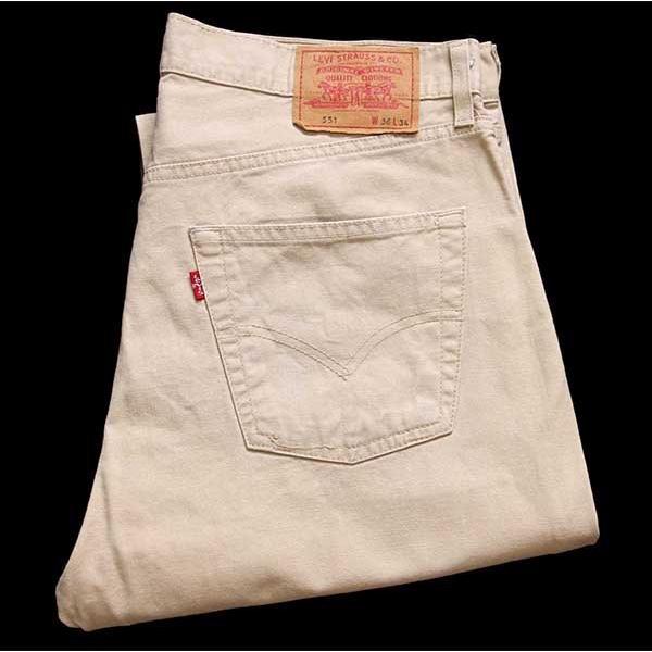 Levi's 00s Levi'sリーバイス 551 カツラギパンツ ライトカーキ Levi's 00s Levi'sリーバイス 551 カツラギパンツ ライトカーキ