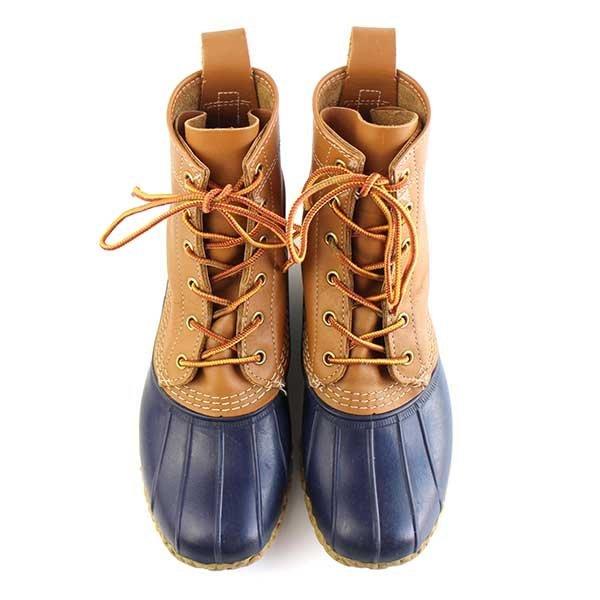 L.L.Bean USA製 6ホール ビーンブーツ タン×ネイビー☆オールド L.L.Bean USA製 6ホール ビーンブーツ タン×ネイビー☆オールド