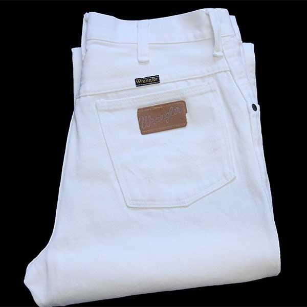 Wrangler 80s Wranglerラングラー フレア ホワイト デニムパンツ Wrangler 80s Wranglerラングラー フレア ホワイト デニムパンツ