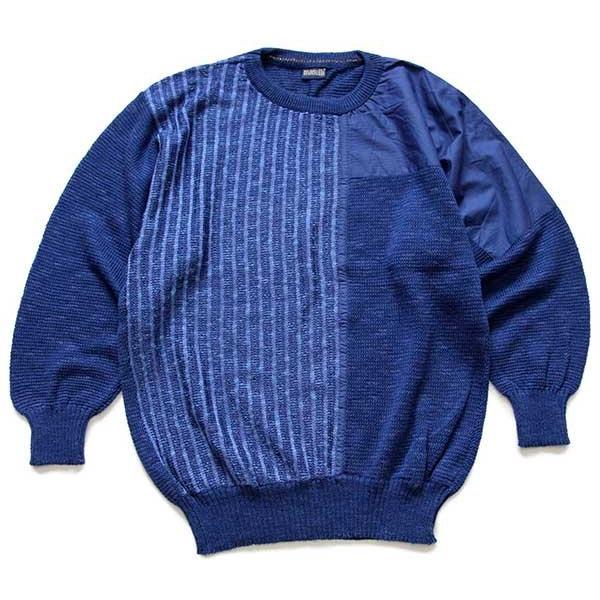 オーストリア製 maselli パネル切り替え アクリル×コットン×リネン 