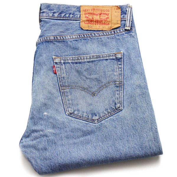 リーバイス501 W34L32 ダメージ ストレートデニム リーバイス501 W34L32 ダメージ ストレートデニム