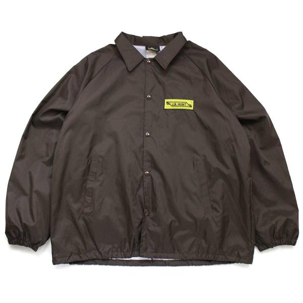 90s USA製 K-Products J.B.HUNT パッチ付き ナイロン コーチジャケット