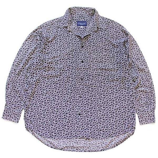 BLUNT ヴィンテージ半袖ボタンアップシャツ グレー USA製