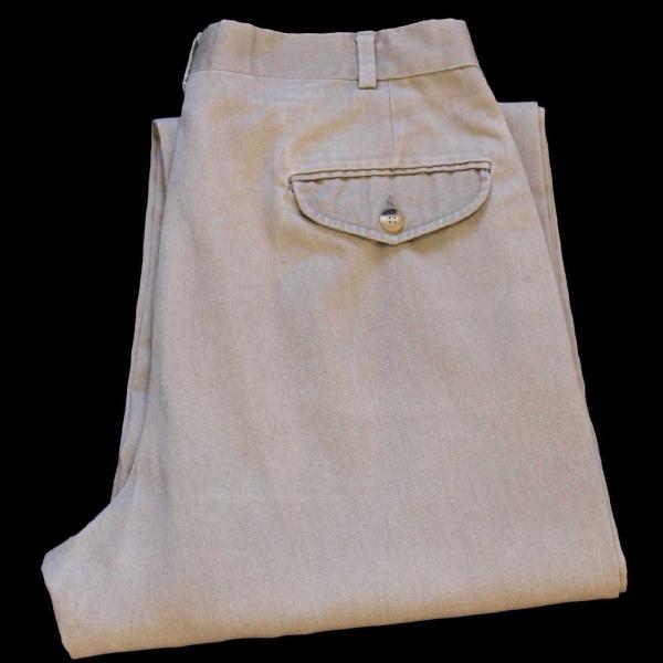 L.L.Bean 80s USA製 ペンキ飛び ツータック チノパン グレー L.L.Bean 80s USA製 ペンキ飛び ツータック チノパン グレー