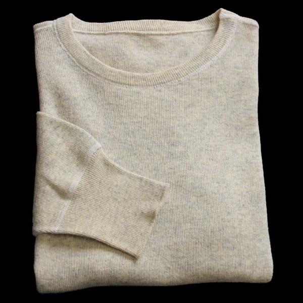 50s UNKNOWN ウール×コットン アンダーシャツ オートミール 