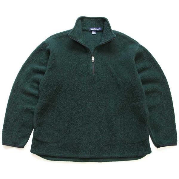 90s USA製 nauticaノーティカ ハイネック ハーフジップ プル 90s USA製 nauticaノーティカ ハイネック ハーフジップ プル