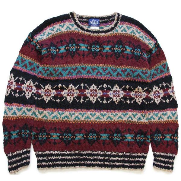 ウールリッチ　Woolrich ニット　セーター　L sixpacjoe_241209-4