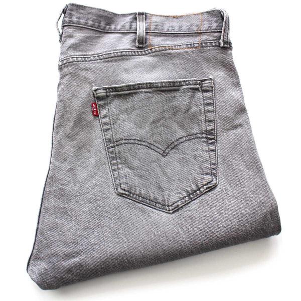 Levi's（リーバイス） 501 ダメージ ストレッチ グレー デニムパンツ
