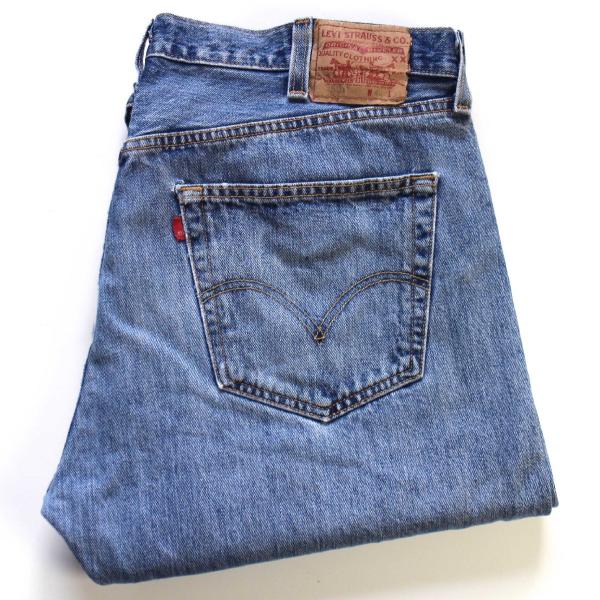Levi'sリーバイス 501 ダメージ デニムパンツ W40 L32★SDP4621 ジーンズ ストレート サークルR クラッシュ オーバーサイズ ビッグサイズ