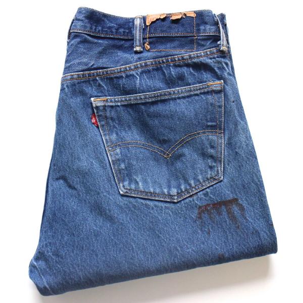 Levi'sリーバイス 501 ペンキ飛び デニムパンツ W40★SDP4631 ジーンズ ストレート オーバーサイズ ビッグサイズ