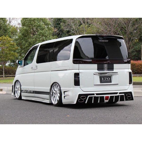 E51エルグランド ジュールリアバンパースポイラー FRP未塗装