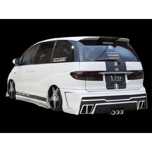 30エスティマ アエラス用 リアバンパースポイラー TYPE-C FRP未塗装 