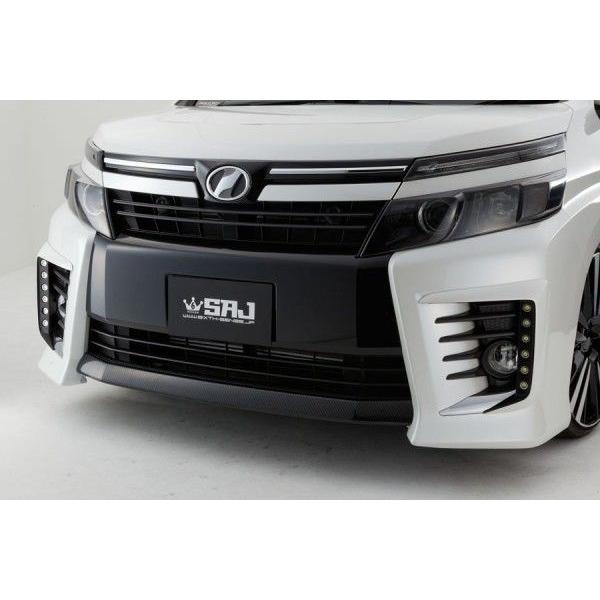 80VOXY前期 シックスセンス リップガーニッシュ WHカーボン 新品 515 80VOXY ZSグレード用 純正フロントバンパー用リップガーニッシュ