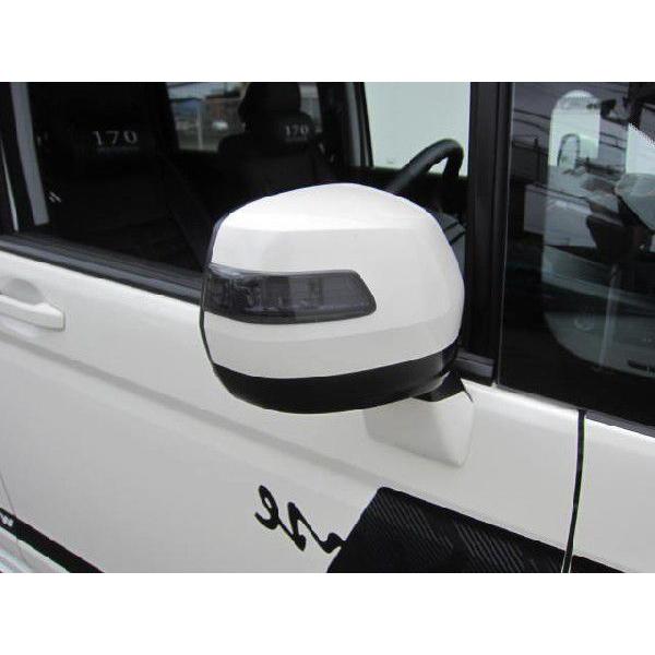 RKステップワゴン前期/後期 ドアミラーウインカーカバー スモーク