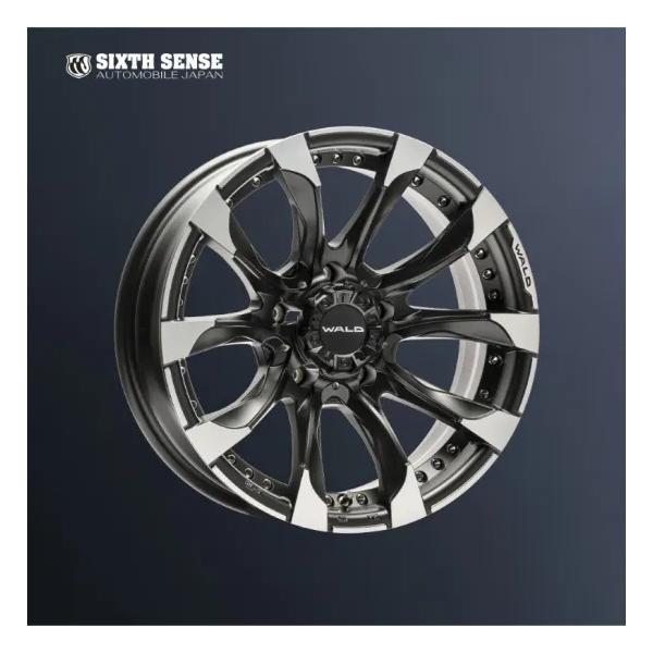 WALD ジャレット 1870-20 マットブラックポリッシュ ジムニーパーク