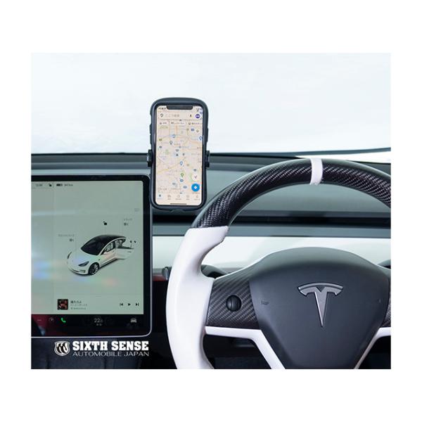 モデル3機セットあ(プロフ必読) テスラモデル3用 スマホホルダー 【シックスセンス ヤフー
