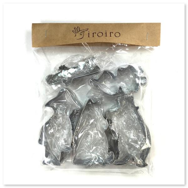 Moomin ムーミン キャラクター 型 クッキー型 クッキーカッター 金型 モールド 5個 セット / 送料無料