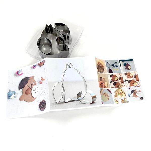 【送料無料】 トトロ クッキー型 クッキーカッター 金型 トトロ型 モールド 3種 セット / となりのトトロ キャラクター型 クッキーモールド