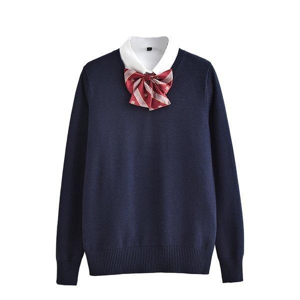 スクールセーター 学生制服綿100 Vネック制服ニット9ゲージ無地 00 シリュウ 通販 Yahoo ショッピング