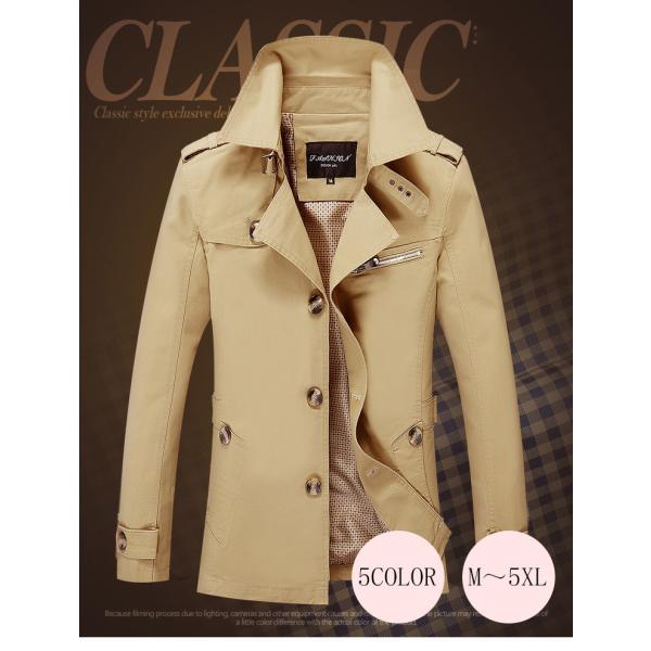 チェスターコート メンズ ミリタリー コート ビジネスコート スプリングコート ショート丈 紳士服 通勤 アウター 19秋冬 新作 Coat386 シリュウ 通販 Yahoo ショッピング