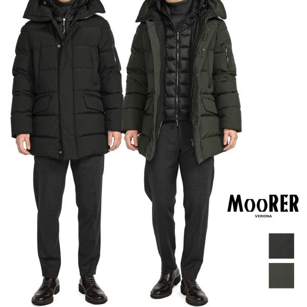 【美品】Moorer トレンチコート ダウン ダブル ROLITA STP L size4458_397776